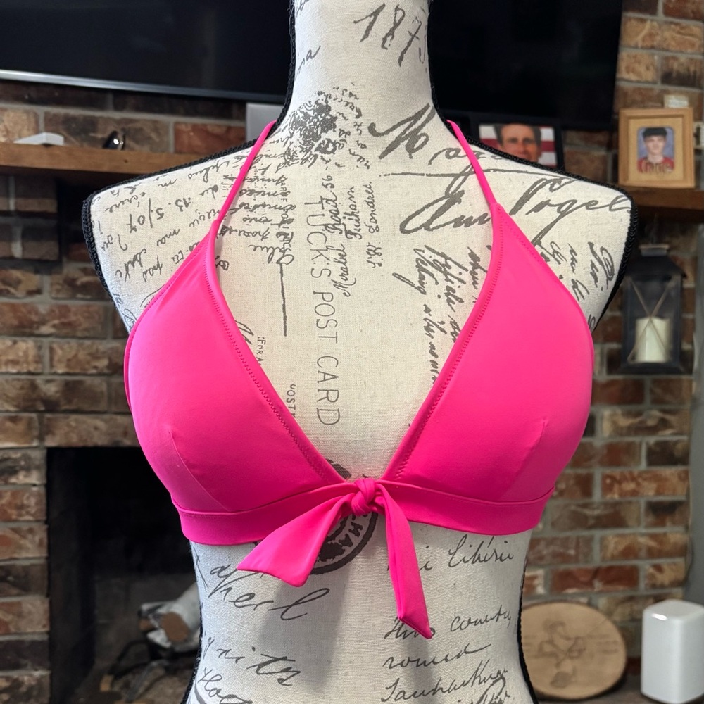 Victoria's Secret Bright Pink Bikini Top